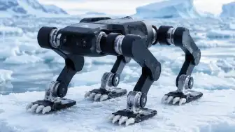 Arktik Koşullarına Uyarlanan Robot Köpek Yeni Bir Rekor Kırdı