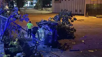 Bursa Osmangazi'de otomobillerin çarpışması sonucu 4 kişi yaralandı