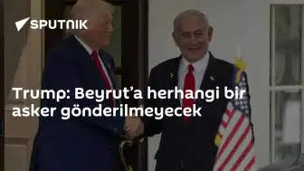 Trump: Beyrut'a Asker Gönderilmeyecek, Çatışmalar Durduruldu