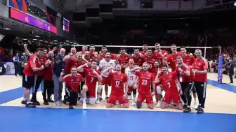 A Milli Erkek Voleybol Takımı, Fransa'yı 3-0 Mağlup Etti