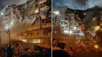 Kiev'de Gece Yarısı Hava Saldırısı: Rusya Stratejik Bölgeleri Hedef Aldı