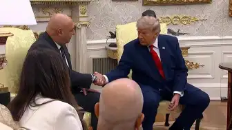 Washington Ziyareti Kapsamında Lübnan Cumhurbaşkanı Avn ve ABD Başkanı Trump Bir Araya Geldi