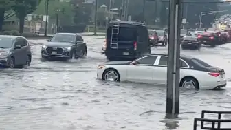 New York ve New Jersey'de Şiddetli Yağışlar Sel Baskınlarına Yol Açtı