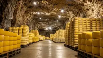 Yeraltı Mağaralarında 600 Bin Ton Peynir Depolanıyor