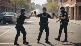 Bursa'da Polis Müdahalesiyle Son Bulan Kavga Kamerada