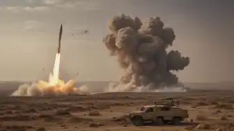 Husiler Yemen'de Suudi Askeri Hedeflerini Vurdu