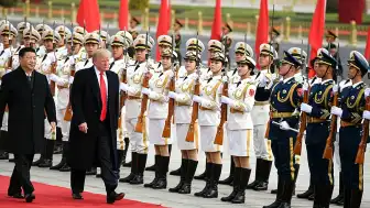 ABD Başkanı Donald Trump Pekin'e vardı: 'Atacağı her adımın saniyesini hesapladılar'