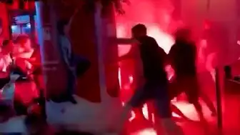 Budapeşte'de Futbol Taraftarları Arasında Çıkan Olaylarda Polis Seferber Oldu