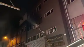 Bursa'da Tekstil Atölyesinde Yangın Söndürüldü