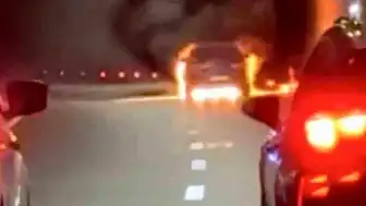 Çanakkale'de Assos-Troya Tüneli'nde Araç Yangını: Trafik Kısa Süreli Durdu