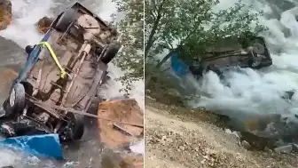 Dereye Uçan Otomobilde Karı-Koca Hayatını Kaybetti, 1 Kişi Yaralandı