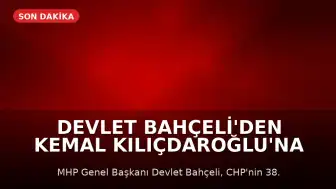 Devlet Bahçeli'den Kemal Kılıçdaroğlu'na Çağrı: Feragat Etmeli