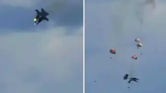 Gösteri Sırasında Savaş Jetleri Havada Çarpıştı: 4 Pilot Kurtuldu