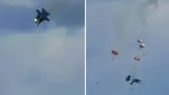 Gösteri Sırasında Savaş Jetleri Havada Çarpıştı: 4 Pilot Kurtuldu