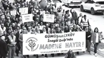 Gümüşhacıköylüler Maden İhalelerine Karşı Miting Düzenledi
