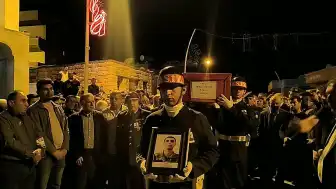 Hatay'da Trafik Kazasında Hayatını Kaybeden Sözleşmeli Er M.Ö. Siirt'te Defnedildi