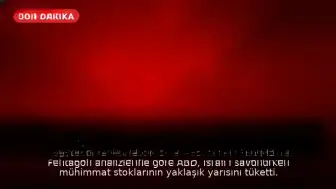 ABD, İsrail'i Savunurken Mühimmat Stoklarının Yarısını Tüketti