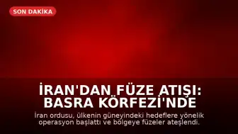 İran'dan Füze Atışı: Basra Körfezi'nde Gerilim Tırmanıyor