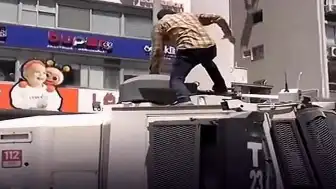 İzmir'de Miting Öncesi Olaylarda TOMA'ya Çıkan Şüpheli D.Y. Tutuklandı