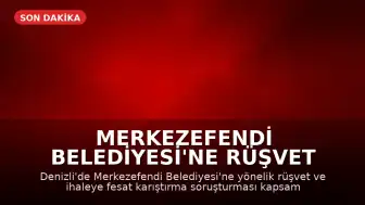 Merkezefendi Belediyesi'ne Rüşvet Operasyonu: 13 Gözaltı