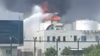 Mersin'deki Biyodizel Üretim Tesisinde Yangın