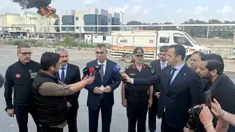 Mersin'deki Yangında Öncelik Sıçramayı Önlemek