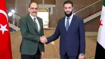 MİT Başkanı İbrahim Kalın Şam'da Suriye Devlet Başkanı Ahmed eş-Şara ile Görüştü