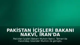 Pakistan İçişleri Bakanı Nakvi, İran'da Mevkidaşı Mumini ile Görüştü