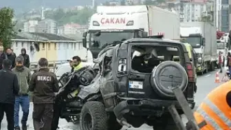 Rize'de Trafik Kazası: 1 Ölü, 7 Yaralı