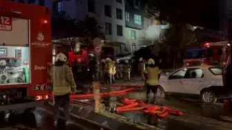 Şişli'de İş Yerinde Çıkan Yangın Söndürüldü