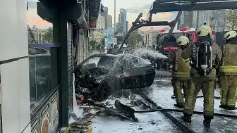 Şişli'de İş Yerinde Yangın: 2 Yaralı