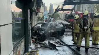 Şişli'de İş Yerinde Yangın: 2 Yaralı