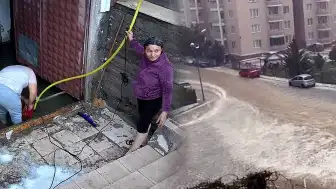 Tokat'ın Zile İlçesinde Sağanak Hayatı Olumsuz Etkiledi