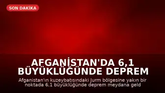 Afganistan'da 6,1 Büyüklüğünde Deprem Meydana Geldi