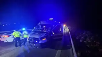 Bursa'da Otoyolda Trafik Kazası: İki Aracın Çarptığı Yaya Yaşamını Yitirdi