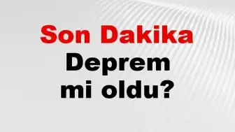 Düzce Gölyaka'da Deprem Gerçekleşti: AFAD ve Kandilli Verileri Paylaşıldı