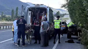 Kastamonu'da Trafik Kazası: ATV Sürücüsü Yaralandı