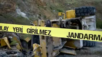 Kırıkkale'de İş Makinesi Uçurumdan Düştü: Operatör Ağır Yaralı
