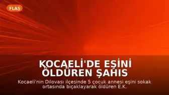 Kocaeli'de Eşini Öldüren Şahıs Tutuklandı: Çocuğuyla Göz Göze Gelince Durduğunu Söyledi