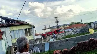 Konya'da Bir Evde Yangın Çıktı, Maddi Hasar Oluştu