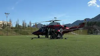 Konya'da Kalp Krizi Geçiren Hasta Hava Ambulansı ile Nakledildi