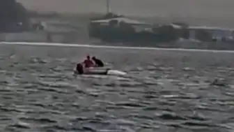 Küçükçekmece Gölü'nde Kayık Alabora Oldu: Mahsur Kalanlar Kurtarıldı