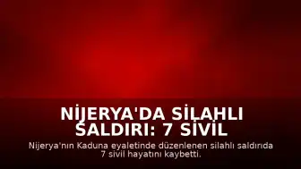 Nijerya'da Silahlı Saldırı: 7 Sivil Hayatını Kaybetti