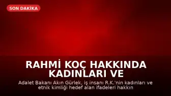 Rahmi Koç Hakkında Kadınları ve Etnik Kimliği Hedef Alan İfadeler Nedeniyle Soruşturma Başlatıldı