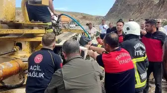 Yahşihan'da Kepçe Kazası: Operatör Ağır Yaralandı