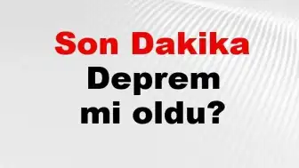 Adana Saimbeyli'de Deprem: 06 Temmuz 2026 Verileri