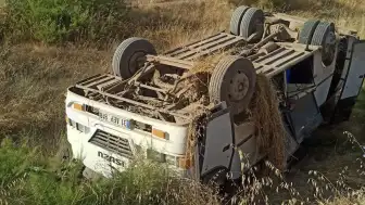 Amasya'da Tarım İşçilerini Taşıyan Minibüs Devrildi: 16 Yaralı