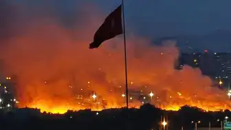Ankara Etimesgut'ta otluk arazide yangın: Ekiplerin müdahalesi devam ediyor