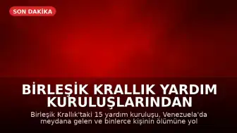 Birleşik Krallık Yardım Kuruluşlarından Venezuela Depremleri İçin Yardım Çağrısı
