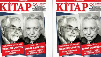 Cumhuriyet Kitap Dergisi 1900. Sayısı: Bozkurt Güvenç ve Jose Semprún Kapağı Taşıyor